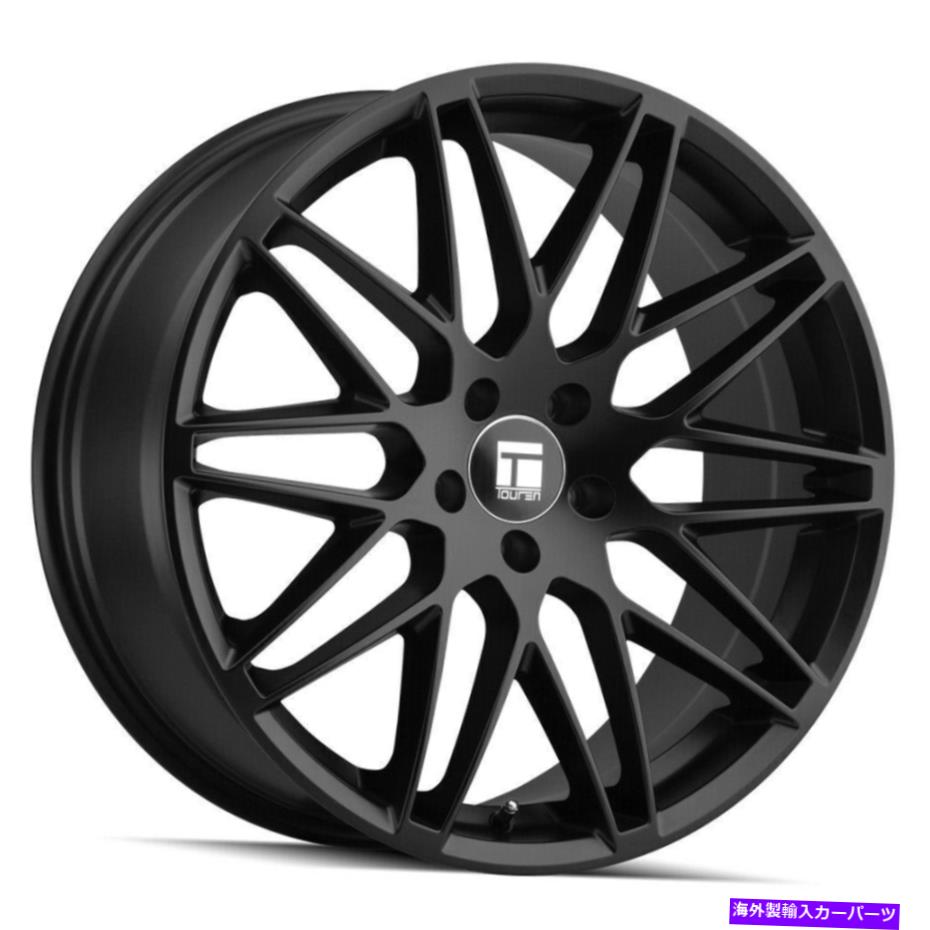 ホイール　４本セット Touren 3275 TR75 18x8 5x108 40マットブラックホイール（4）63.5 18インチリム Touren 3275 TR75 18x8 5x108 40 Matte Black Wheels(4) 63.5 18\