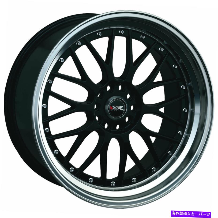ホイール　４本セット XXR 521 18x8.5/18x10 5x114.3/5x120 25/25ブラックMLホイール（4）73.1 18 \