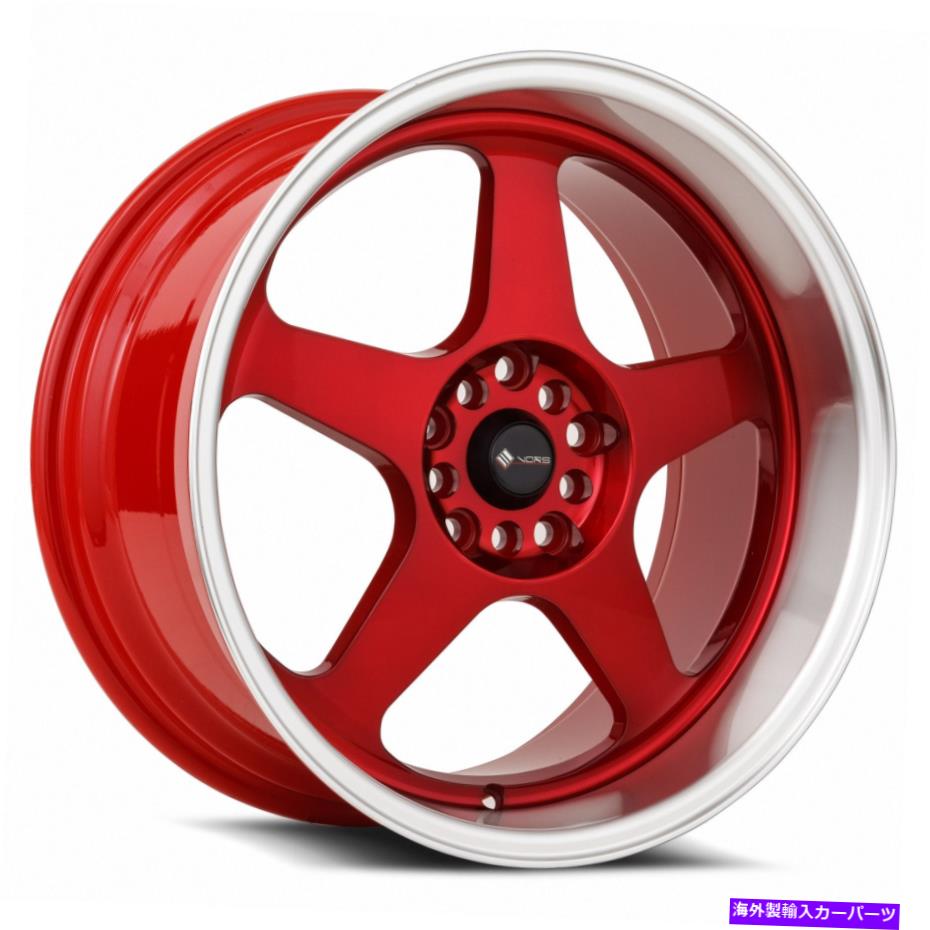 ホイール 4本セット VORS SP1 18x8/18x9 5x112 35/35 Red Machine Lip Wheels(4)73.1 18 "インチずれた Vors SP1 18x8/18x9 5x112 35/35 Red Machine Lip Wheels(4) 73.1 18" inch Staggered【並行輸入品】|Us Custom Parts Shop USDM