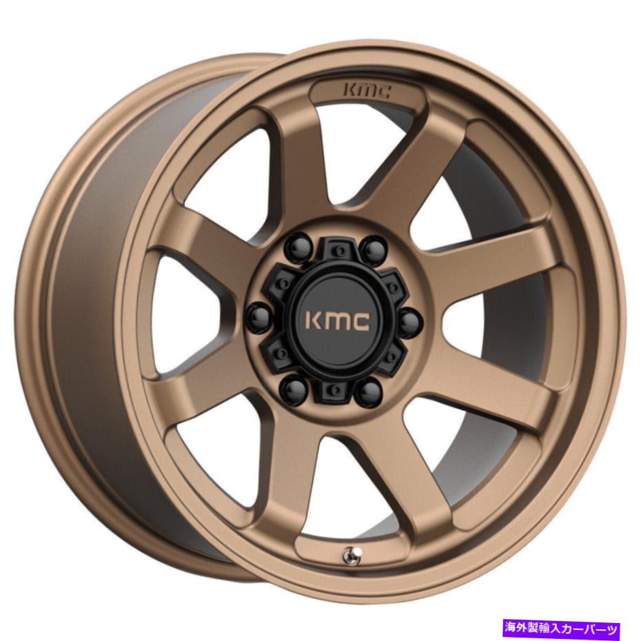ホイール　４本セット KMC KM723トレイル16x8 6x5.5/6x139.7 0ブロンズホイール（4）106.1 16 \