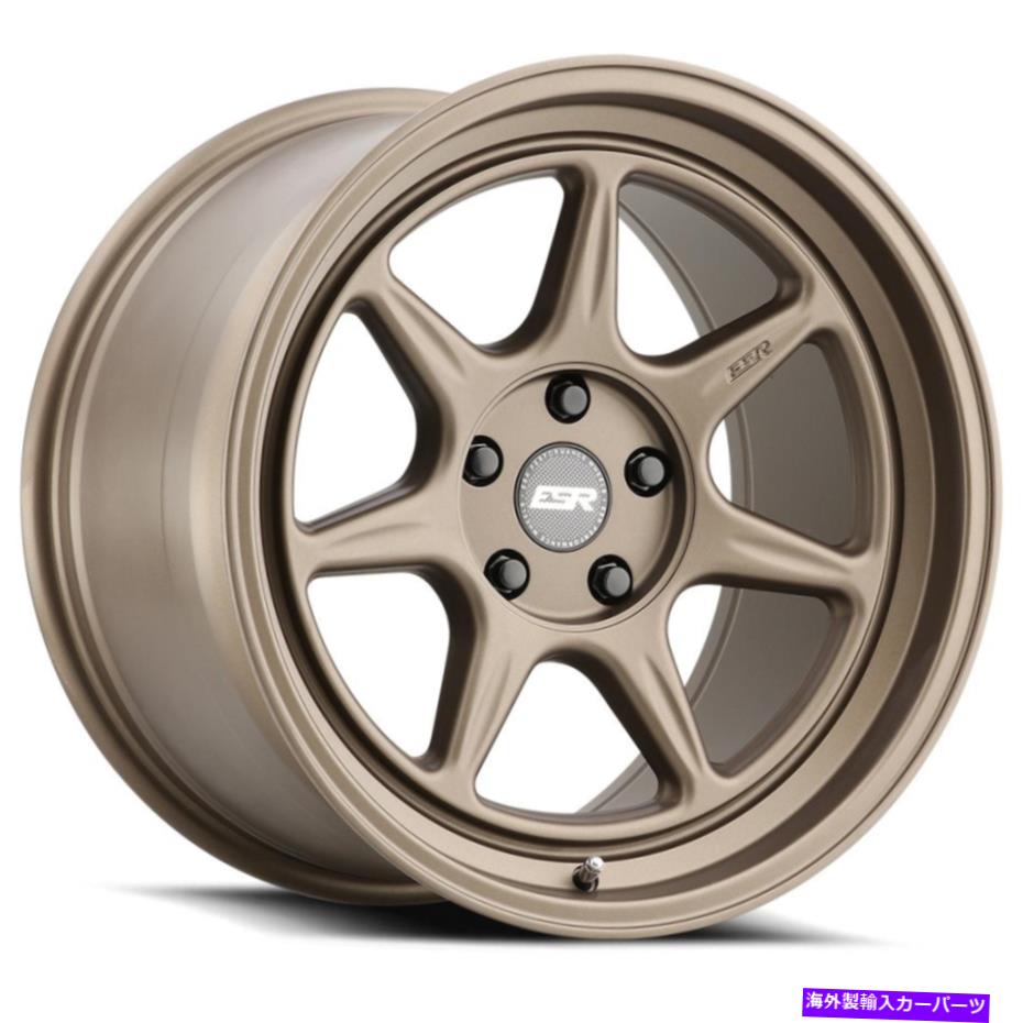 ホイール 4本セット ESR CR7 18x10.5 5x114.3 22青銅器(4)72.56 18インチリム ESR CR7 18x10.5 5x114.3 22 Bronze Wheels(4) 72.56 18" inch Rims【並行輸入品】|Us Custom Parts Shop USDM