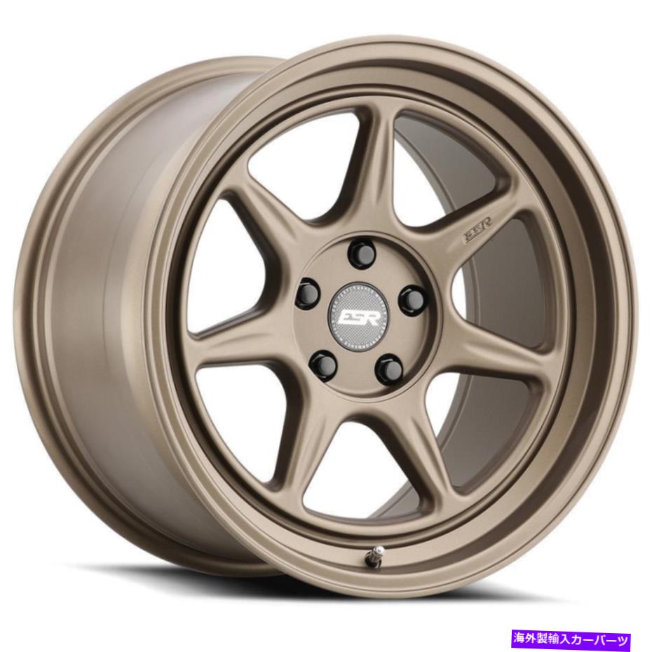 ホイール 4本セット ESR CR7 18x9.5 5x114.3 22ブロンズホイール(4)72.56 18インチリム ESR CR7 18x9.5 5x114.3 22 Bronze Wheels(4) 72.56 18\
