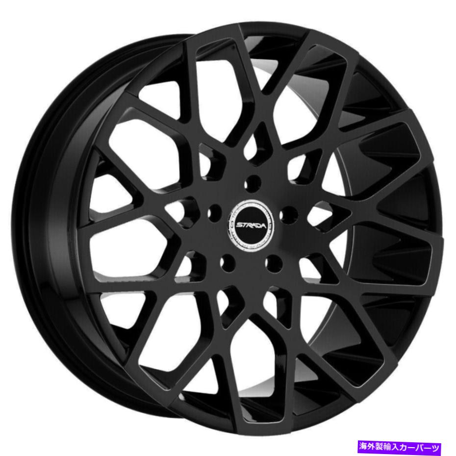 ホイール　４本セット Strada S59 Buca 22x9.5 5x115 15ステルスブラックホイール（4）72.6 22 \