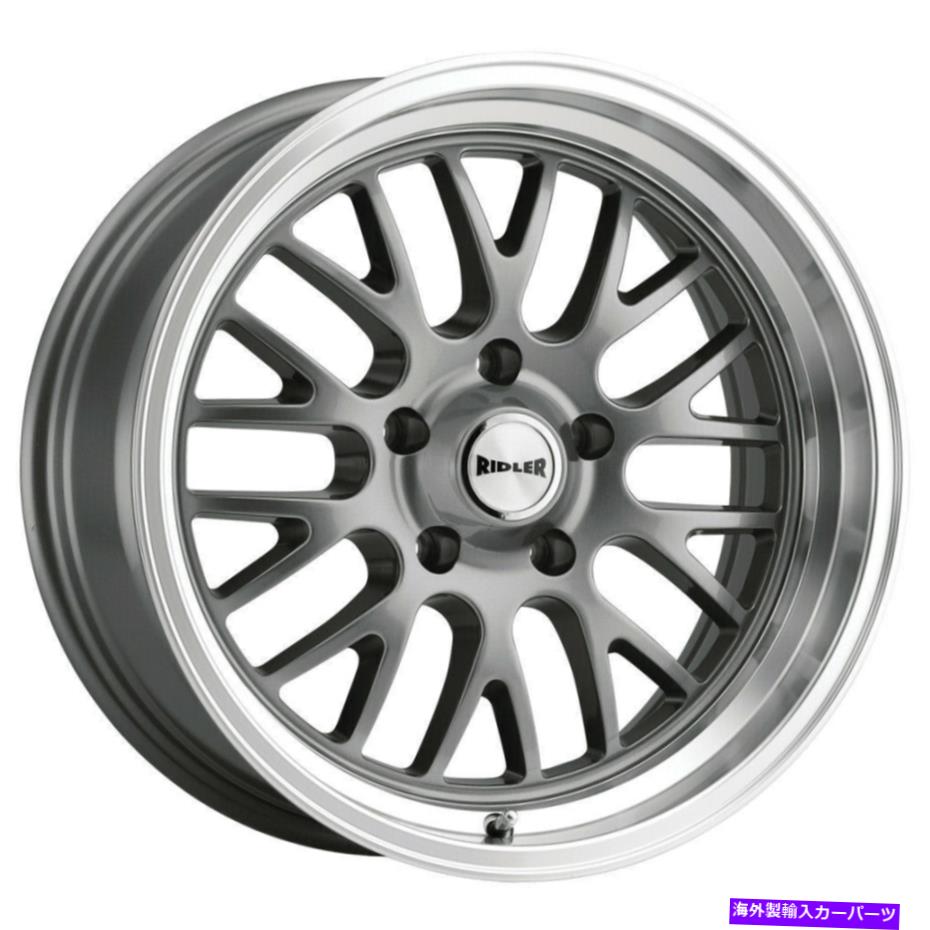 ホイール　４本セット Ridler 607 18x8 5x5/5x127 0グレーホイール（4）83.82 18 "インチリム Ridler 607 18x8 5x5/5x127 0 Grey Wheels(4) 83.82 18" inch Rims【並行輸入品】｜Us Custom Parts Shop USDM