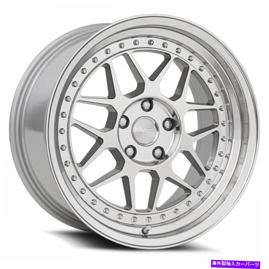ホイール　４本セット ARC AR9 18x8.5/18x9.5 5x112 35/35銀機械加工車輪（4）73.1 18 "インチスタッジ ARC AR9 18x8.5/18x9.5 5x112 35/35 Silver Machined Wheels(4) 73.1 18" inch Stagge【並行輸入品】｜Us Custom Parts Shop USDM