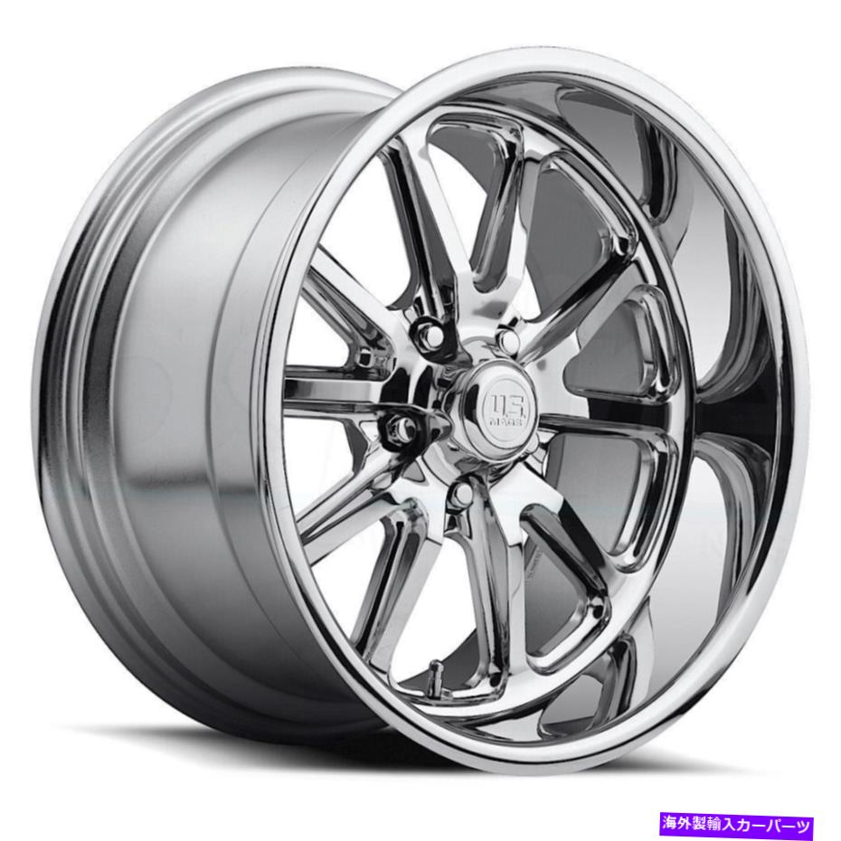 ホイール　４本セット US Mags U110 Rambler 15x7 5x4.75/5x120.65 1クロムホイール（4）72.56 15 \