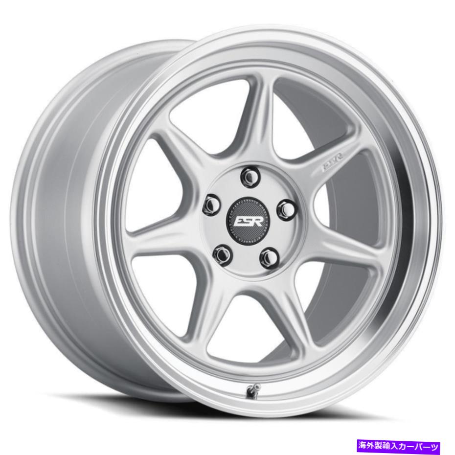 ホイール　４本セット ESR CR7 18x10.5 5x120 22ハイパーシルバーホイール（4）72.56 18インチリム ESR CR7 18x10.5 5x120 22 Hyper Silver Wheels(4) 72.56 18" inch Rims New【並行輸入品】｜Us Custom Parts Shop USDM
