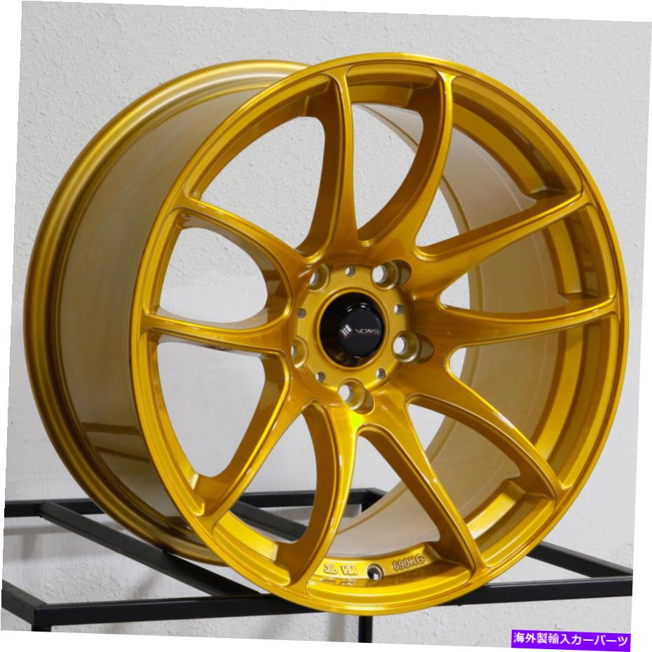 ホイール　４本セット VORS TR4 18x9.5 5x114.3 35キャンディゴールドホイール（4）73.1 18インチリム Vors TR4 18x9.5 5x114.3 35 Candy Gold Wheels(4) 73.1 18\