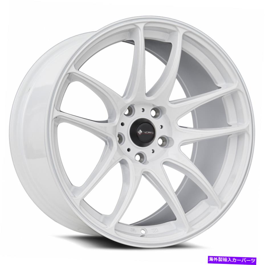 ホイール　４本セット VORS TR4 19x8.5/19x9.5 5x114.3 35/35ホワイトホイール（4）73.1 19 \