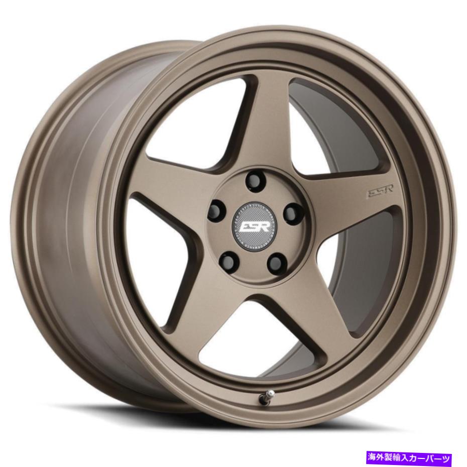ホイール　４本セット ESR CR5 18x10.5 5x114.3 30ブロンズホイール（4）72.56 18インチリム ESR CR5 18x10.5 5x114.3 30 Bronze Wheels(4) 72.56 18" inch Rims【並行輸入品】｜Us Custom Parts Shop USDM