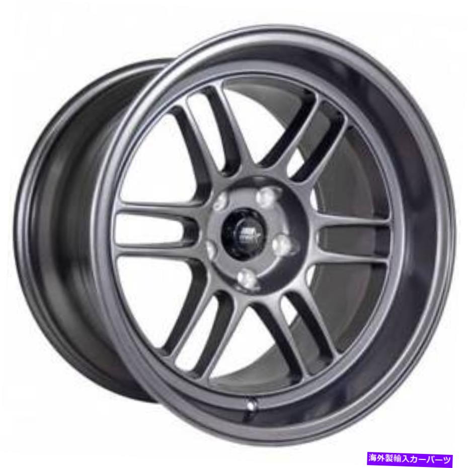 ホイール 4本セット MST Suzuka 18x9.5/18x11 5x114.3 12/10マットガンメタルホイール(4)73.1 18 "インチSTA MST Suzuka 18x9.5/18x11 5x114.3 12/10 Matte Gunmetal Wheels(4) 73.1 18" inch Sta【並行輸入品】|Us Custom Parts Shop USDM