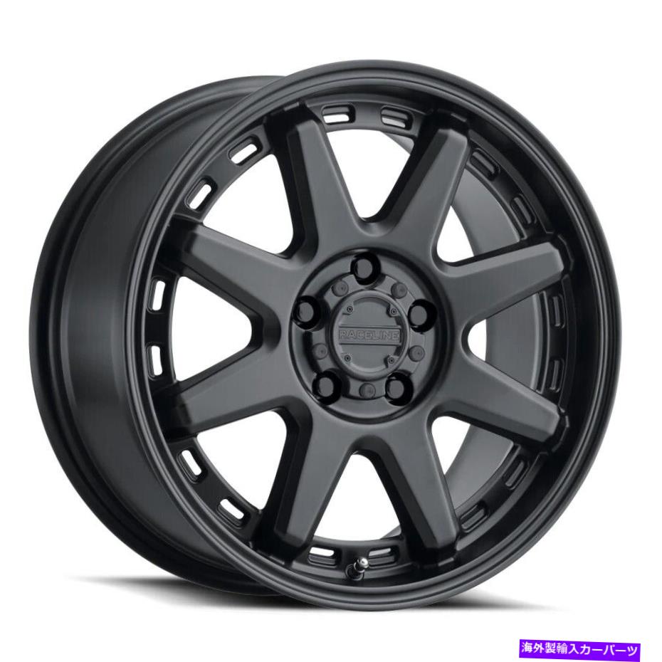 ホイール　４本セット Raceline 947b Scout Cuv 17x8 5x114.3 35ブラックホイール（4）72.62 17 \