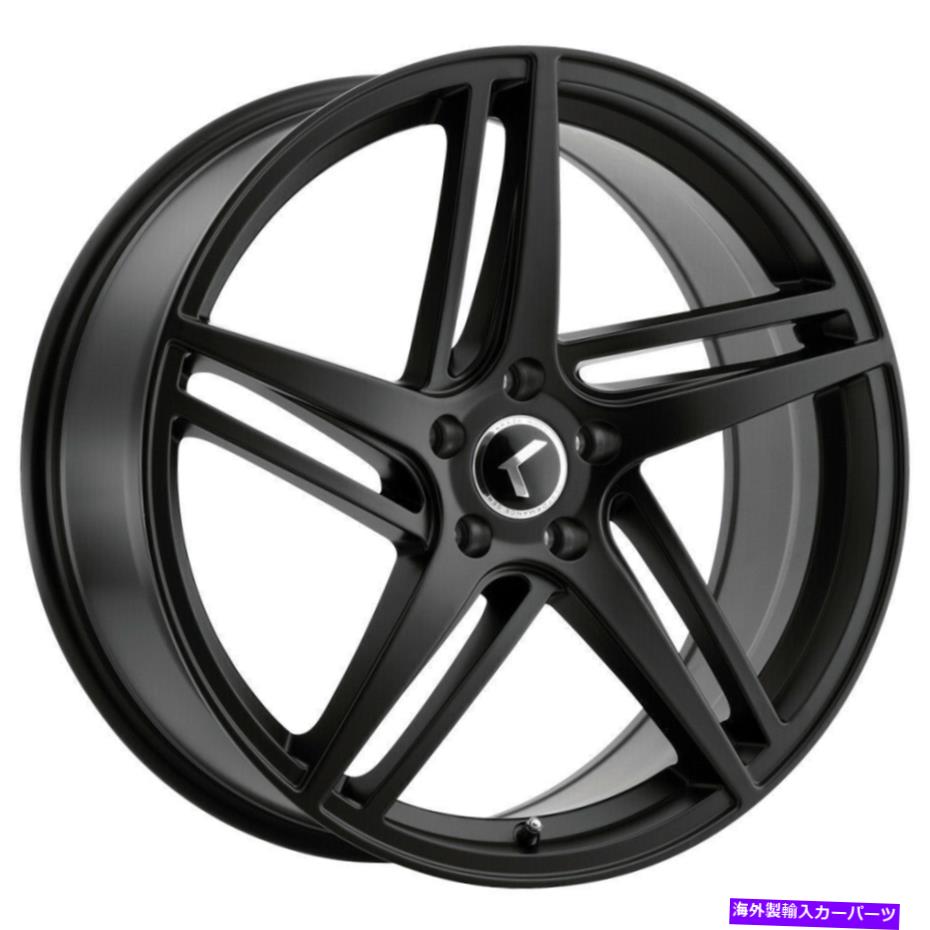 ホイール　４本セット Kraze KR195ミラノ20x8.5 5x112 38サテンブラックホイール（4）66.56 20 \