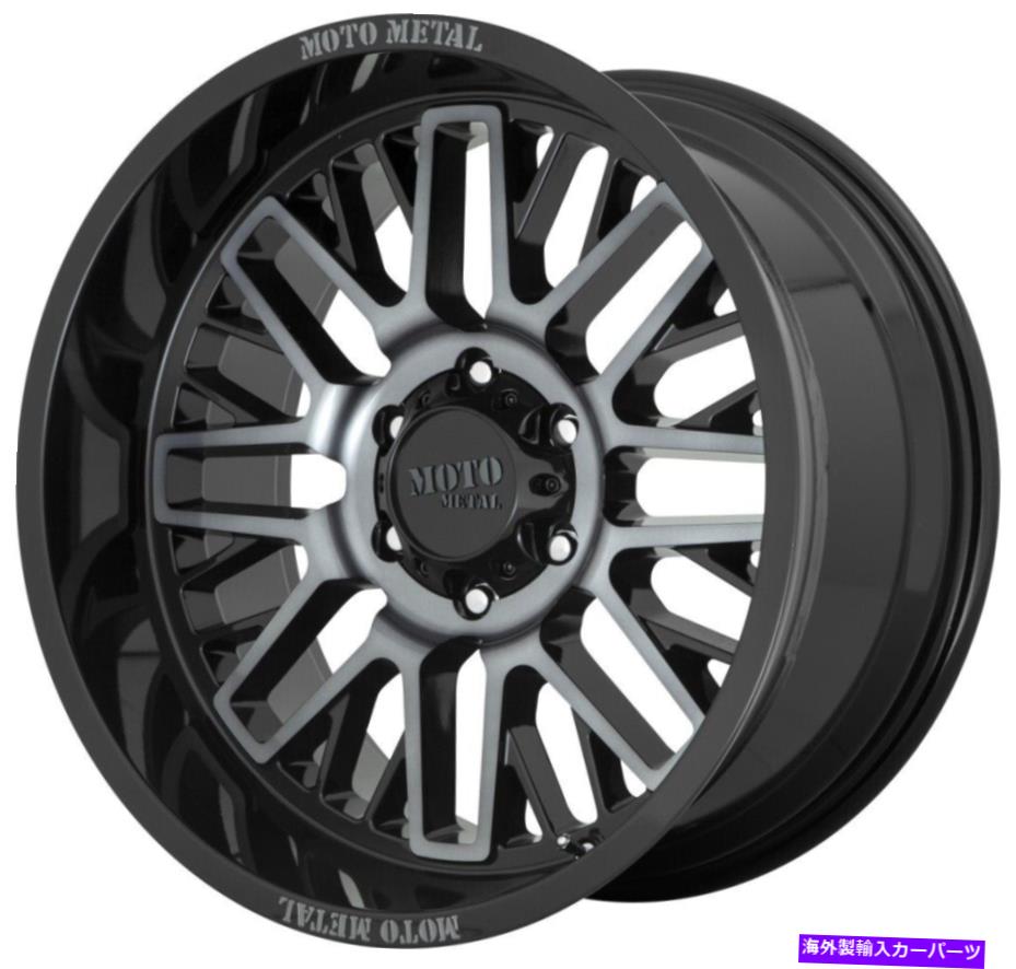 ホイール　４本セット 20x10 Moto Metal Mo802 5x150 -18ブラックグレーホイールリムセット（4）110.1 20x10 Moto Metal MO802 5x150 -18 Black Gray Wheels Rims Set(4) 110.1【並行輸入品】｜Us Custom Parts Shop USDM
