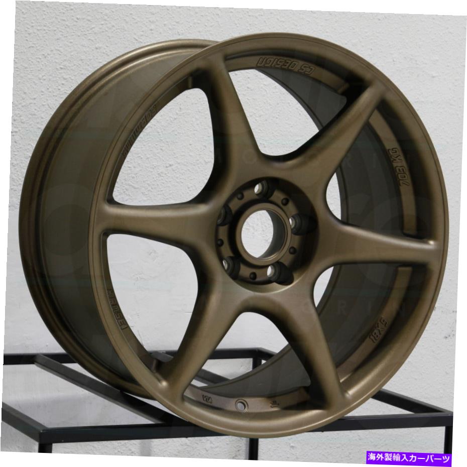 ホイール 4本セット 18x10.5 Kansei Tandem 5x114.3 12ブロンズホイールリムセット(4)73.1 18x10.5 Kansei Tandem 5x114.3 12 Bronze Wheels Rims Set(4) 73.1【並行輸入品】|Us Custom Parts Shop USDM