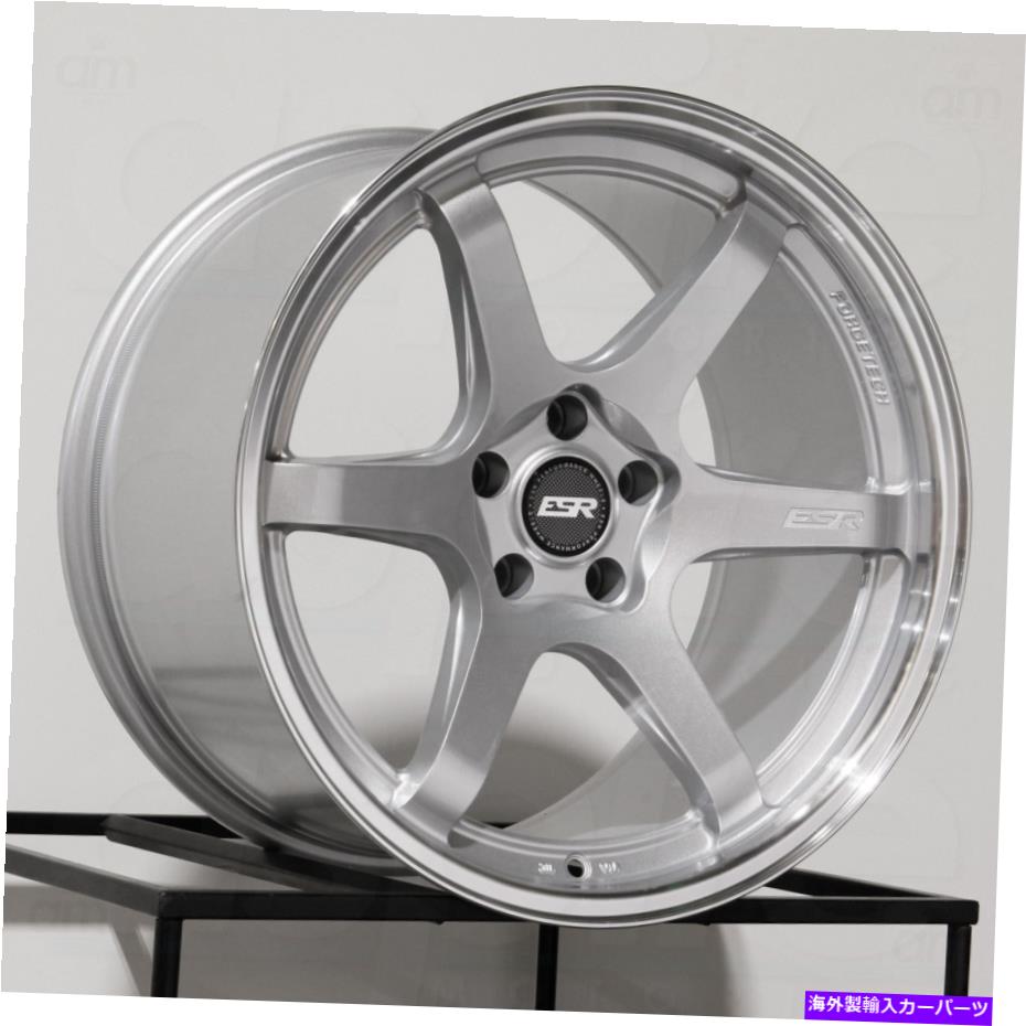 ホイール 4本セット 19x11 ESR AP6 5x114.3 22シルバーホイールリムセット(4)72.56 19x11 ESR AP6 5x114.3 22 Silver Wheels Rims Set(4) 72.56【並行輸入品】|Us Custom Parts Shop USDM