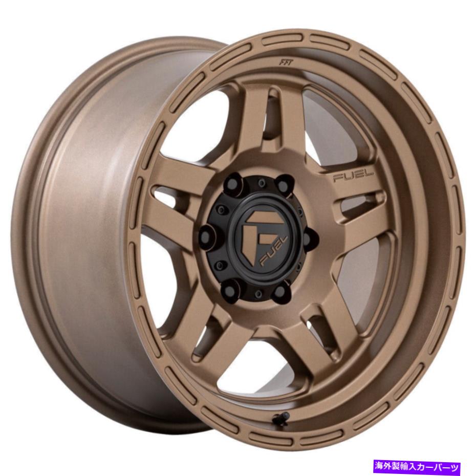 ホイール　４本セット 18x9燃料D800酸化物6x5.5/6x139.7 -12マットブロンズホイールリムセット（4）106.1 18x9 Fuel D800 Oxide 6x5.5/6x139.7 -12 Matte Bronze Wheels Rims Set(4) 106.1【並行輸入品】