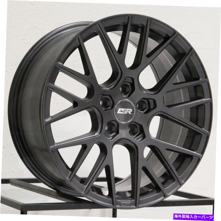 ホイール　４本セット 20x9 ESR RF11 5x114.3 35ガンメタルグラファイトホイールリムセット（4）73.1 20x9 ESR RF11 5x114.3 35 Gun Metal Graphite Wheels Rims Set(4) 73.1【並行輸入品】
