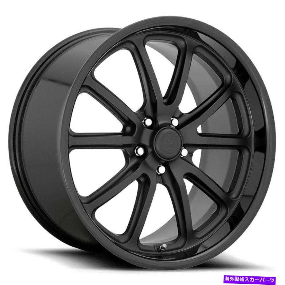 ホイール　４本セット 20x8.5 US Mags U123 Rambler 5x115 15ブラックホイールリムセット（4）71.5 20x8.5 US Mags U123 Rambler 5x115 15 Black Wheels Rims Set(4) 71.5【並行輸入品】