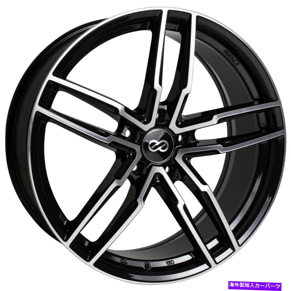 ホイール 4本セット 20x8.5 enkei ss05 5x114.3 38ブラック機械加工ホイールリムセット(4) 20x8.5 Enkei SS05 5x114.3 38 Black Machined Wheels Rims Set(4)【並行輸入品】|Us Custom Parts Shop USDM