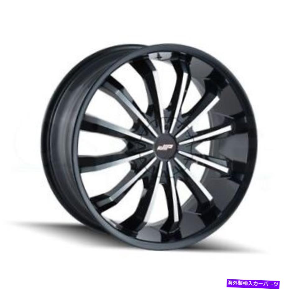 ホイール　４本セット 22x9.5 Mazzi 341 Fusion 5x114.3/5x120 35ブラック機械加工ホイールリムセット（4）74.1 22x9.5 Mazzi 341 Fusion 5x114.3/5x120 35 Black Machined Wheels Rims Set(4) 74.1【並行輸入品】｜Us Custom Parts Shop USDM