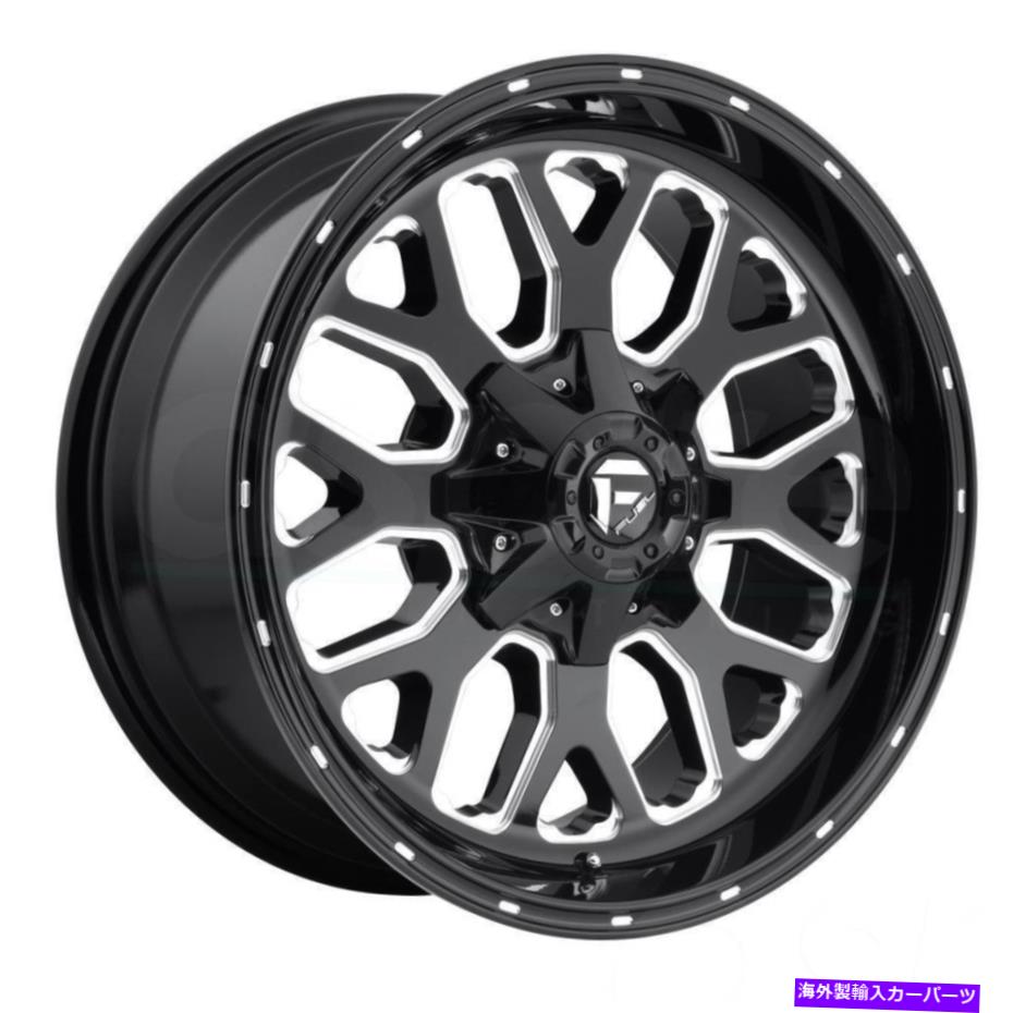 ホイール　４本セット 18x9 Fuel D588 Titan 6x120 7 Gloss Black Milled Wheels Rimsセット（4）67.06 18x9 Fuel D588 Titan 6x120 7 Gloss Black Milled Wheels Rims Set(4) 67.06【並行輸入品】｜Us Custom Parts Shop USDM