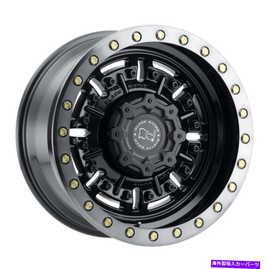 ホイール　４本セット 17x9.5ブラックサイブラムス8x180 -18ブラックホイールリムセット（4）125.1 17x9.5 Black Rhino Abrams 8x180 -18 Black Wheels Rims Set(4) 125.1【並行輸入品】｜Us Custom Parts Shop USDM