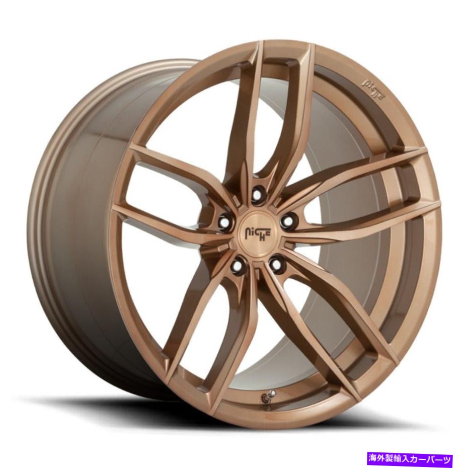 ホイール 4本セット 19x8.5ニッチM202 Vosso 5x120 40ブロンズホイールリムセット(4)72.56 19x8.5 Niche M202 Vosso 5x120 40 Bronze Wheels Rims Set(4) 72.56【並行輸入品】|Us Custom Parts Shop USDM