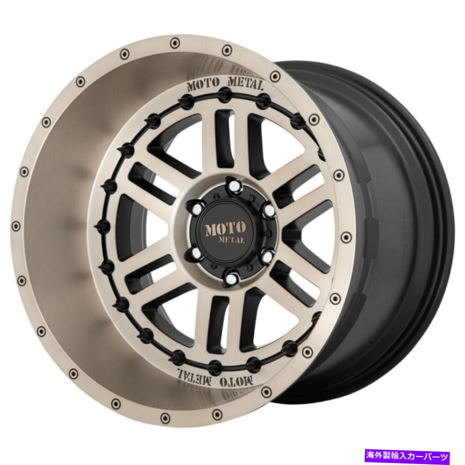ホイール　４本セット 20x10 Moto Metal Mo800 Deep6 6x135 -18ブラックブロンズティントホイールリムセット（4）8 20x10 Moto Metal MO800 Deep Six 6x135 -18 Black Bronze Tint Wheels Rims Set(4) 8【並行輸入品】
