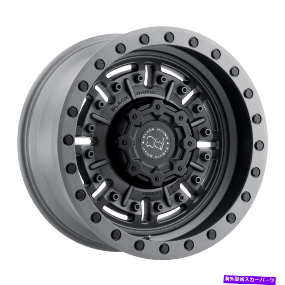 ホイール　４本セット 17x9.5 Black Rhino Abrams 5x5/5x127 -18 Gunmetal Wheels Rims set（4）71.5 17x9.5 Black Rhino Abrams 5x5/5x127 -18 Gunmetal Wheels Rims Set(4) 71.5【並行輸入品】