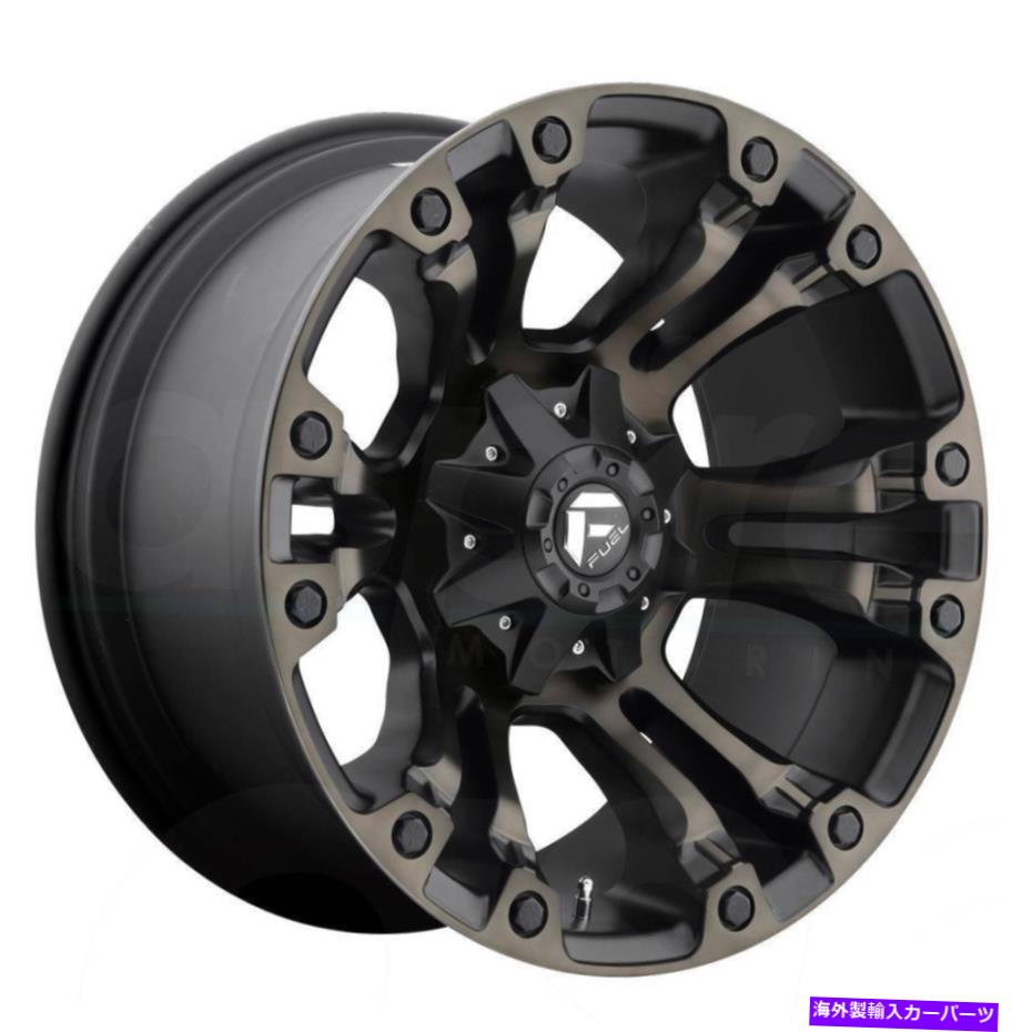 ホイール　４本セット 18x9燃料D569蒸気6x135/6x5.5/6x139.7 19マットブラックティントホイールリムセット（4） 18x9 Fuel D569 Vapor 6x135/6x5.5/6x139.7 19 Matte Black Tint Wheels Rims Set(4)【並行輸入品】｜Us Custom Parts Shop USDM