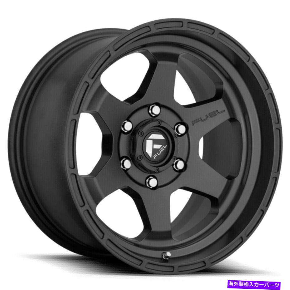 ホイール　４本セット 18x9 Fuel D664 Shok 5x5/5x127 1マットブラックホイールリムセット（4）71.5 18x9 Fuel D664 Shok 5x5/5x127 1 Matte Black Wheels Rims Set(4) 71.5【並行輸入品】