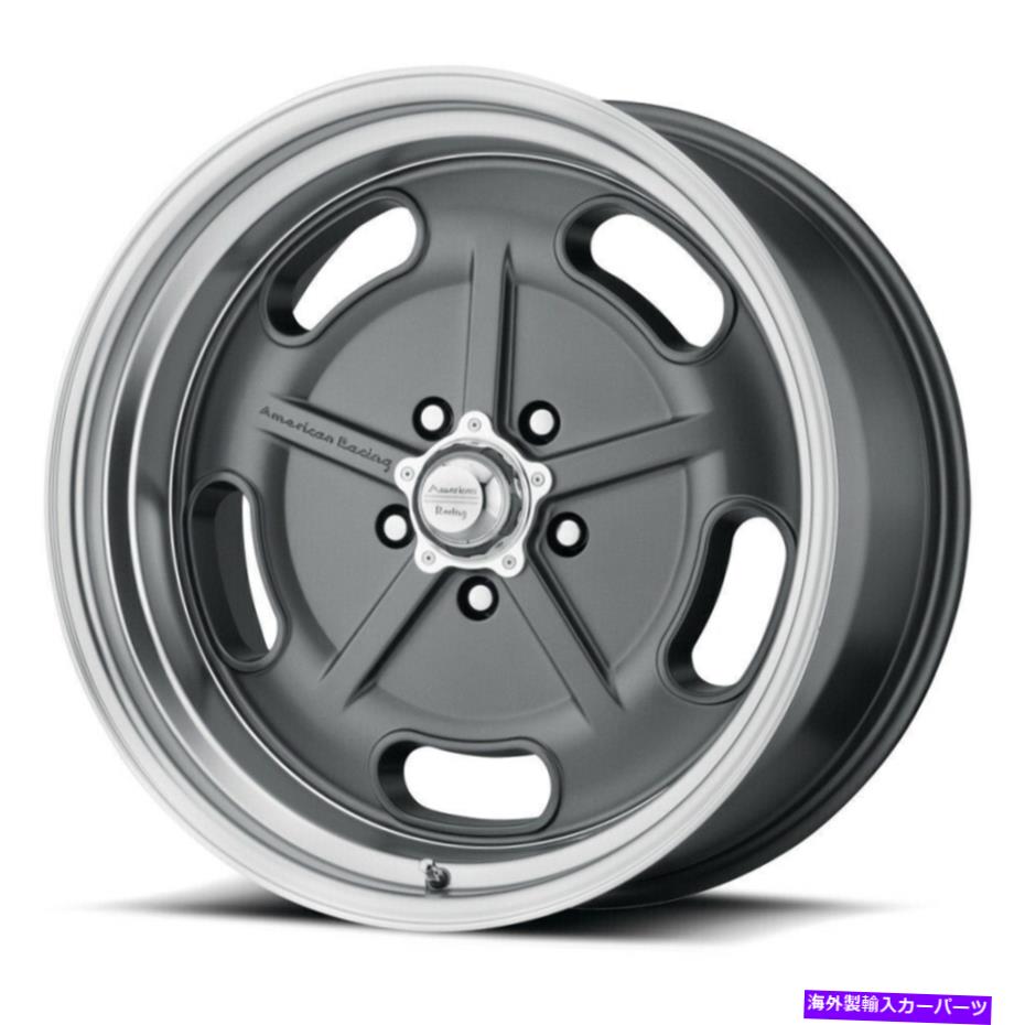 ホイール　４本セット 22x8.5 American Racing VN511 Salt Flat 5x114.3 0グレーホイールリムセット（4）72.56 22x8.5 American Racing VN511 Salt Flat 5x114.3 0 Gray Wheels Rims Set(4) 72.56【並行輸入品】