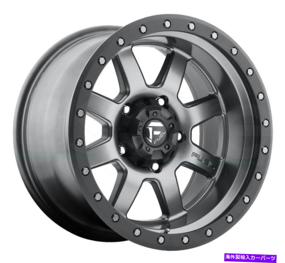ホイール　４本セット 18x9燃料D552トロフィー6x5.5/6x139.7 1マットガンメタルブラックホイールリムセット（4）10 18x9 Fuel D552 Trophy 6x5.5/6x139.7 1 Matte GunMetal Black Wheels Rims Set(4) 10【並行輸入品】
