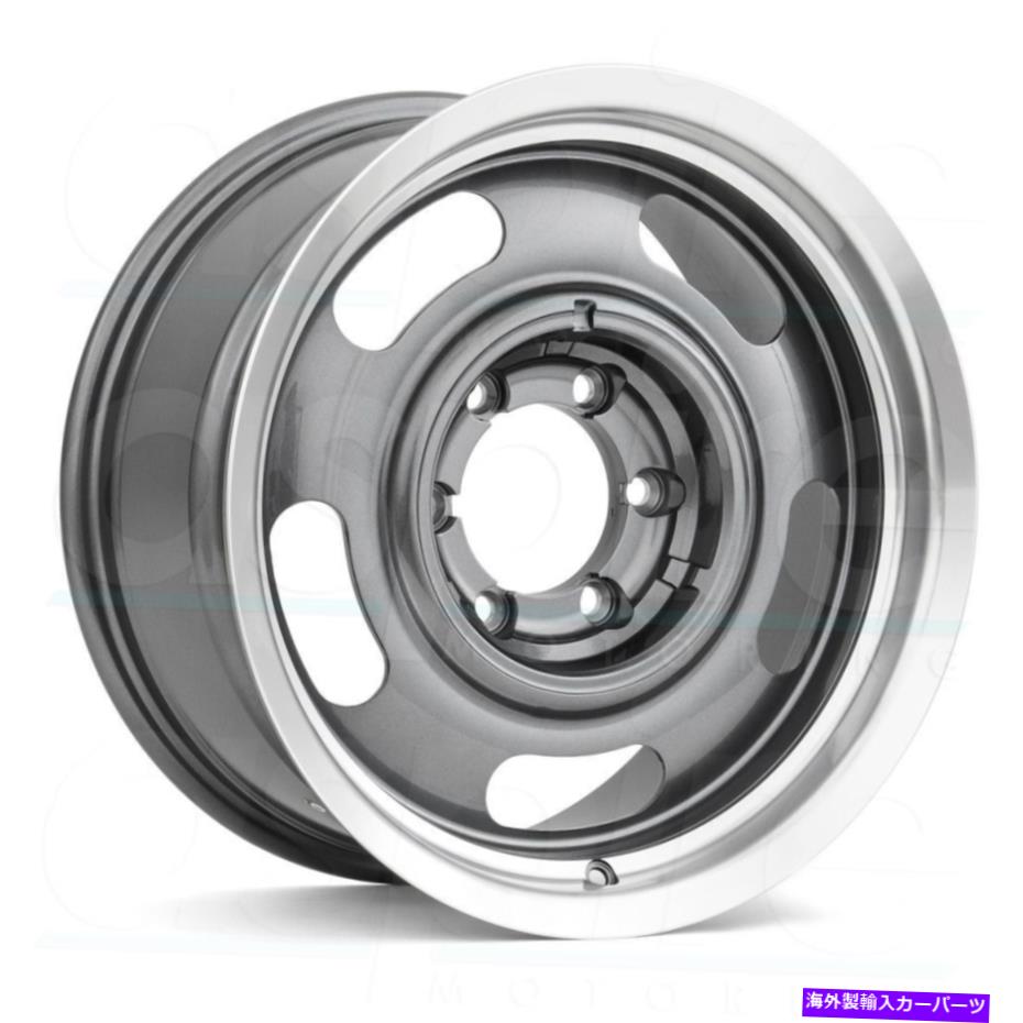 ホイール　４本セット 20x8.5/20x9.5 Vision 55 Rally 5x4.75/5x5 -6/0 Gunmetal Wheels Rimsセット（4）83 20x8.5/20x9.5 Vision 55 Rally 5x4.75/5x5 -6/0 Gunmetal Wheels Rims Set(4) 83【並行輸入品】