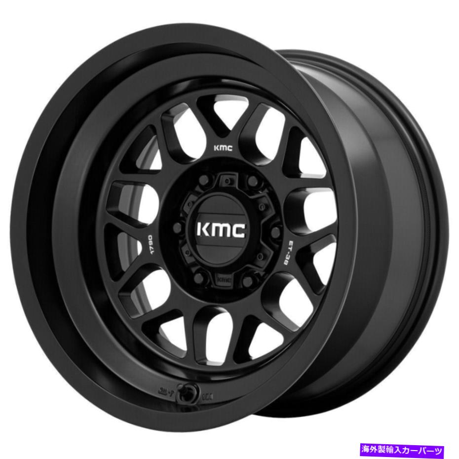 ホイール 4本セット 20x9 KMC KM725 Terra 6x5.5/6x139.7 -12サテンブラックホイールリムセット(4)106.1 20x9 KMC KM725 Terra 6x5.5/6x139.7 -12 Satin Black Wheels Rims Set(4) 106.1【並行輸入品】|Us Custom Parts Shop USDM