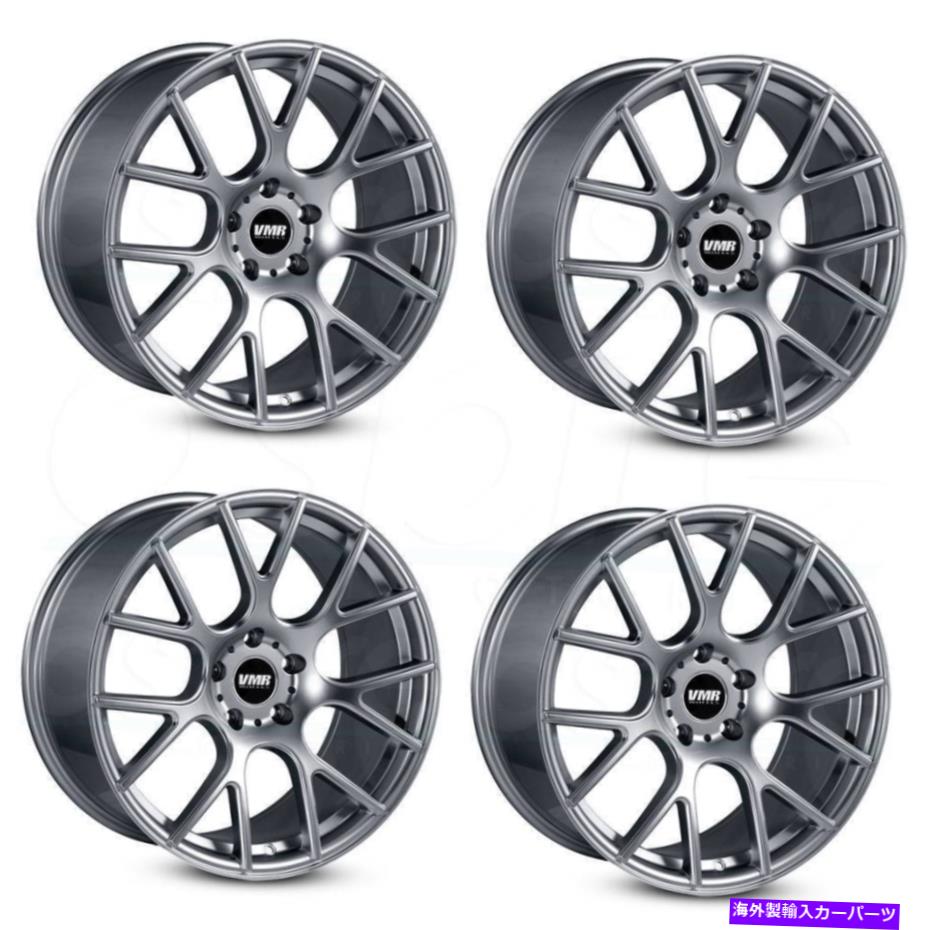 ホイール　４本セット 18x8.5 VMR V810 5x120 45ガンメタルホイールリムセット（4）72.6 18x8.5 VMR V810 5x120 45 Gunmetal Wheels Rims Set(4) 72.6【並行輸入品】