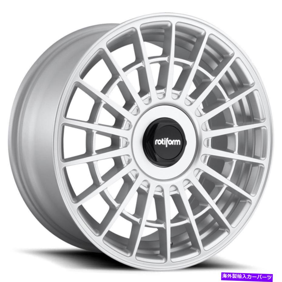 ホイール 4本セット 18x9.5 Rotiform R143 LAS-R 5x100/5x114.3 25シルバーホイールリムセット(4)70.1 18x9.5 Rotiform R143 Las-R 5x100/5x114.3 25 Silver Wheels Rims Set(4) 70.1【並行輸入品】|Us Custom Parts Shop USDM