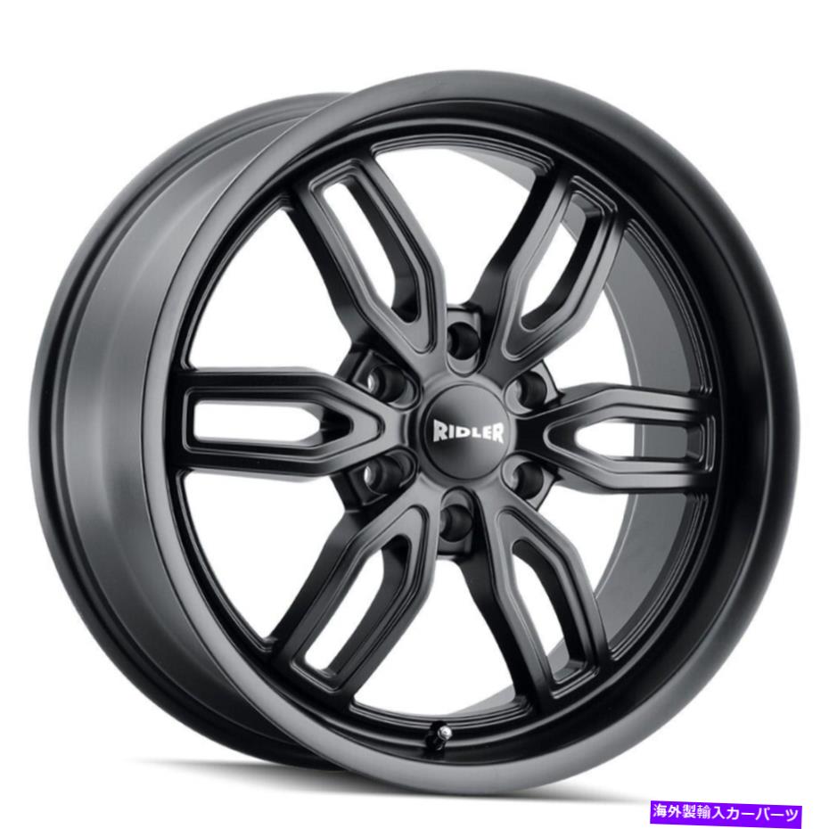 ホイール 4本セット 22x9.5 Ridler 609 6x5.5/6x139.7 18ブラックホイールリムセット(4)106.1 22x9.5 Ridler 609 6x5.5/6x139.7 18 Black Wheels Rims Set(4) 106.1【並行輸入品】|Us Custom Parts Shop USDM