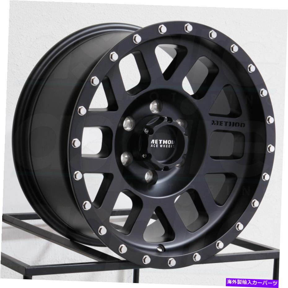 ホイール　４本セット 17x8.5メソッドMR306メッシュ6x135 0ブラックホイールリムセット（4）94 17x8.5 Method MR306 Mesh 6x135 0 Black Wheels Rims Set(4) 94【並行輸入品】｜Us Custom Parts Shop USDM