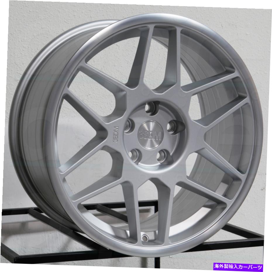 ホイール　４本セット 18x9.5 3SDM 0.09 5x112 40シルバーホイールリムセット（4）73.1 18x9.5 3SDM 0.09 5x112 40 Silver Wheels Rims Set(4) 73.1【並行輸入品】｜Us Custom Parts Shop USDM