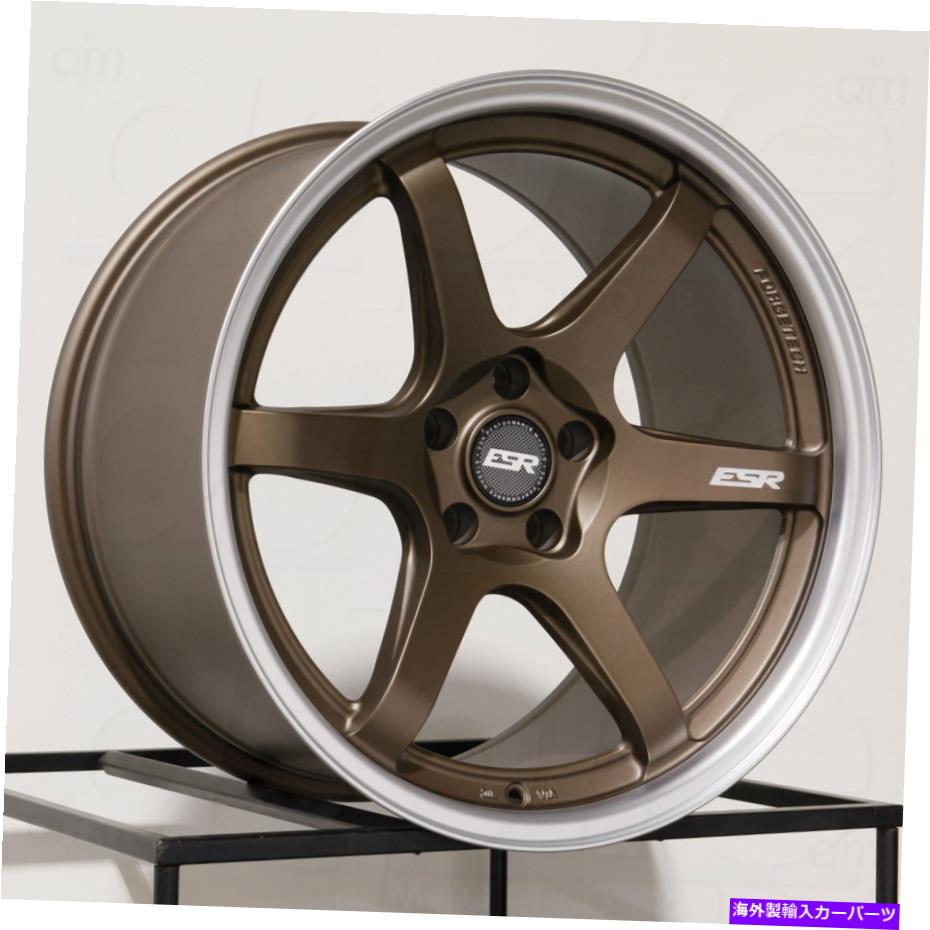 ホイール　４本セット 19x11 ESR AP6 5x114.3 22ブロンズホイールリムセット（4）72.56 19x11 ESR AP6 5x114.3 22 Bronze Wheels Rims Set(4) 72.56【並行輸入品】｜Us Custom Parts Shop USDM