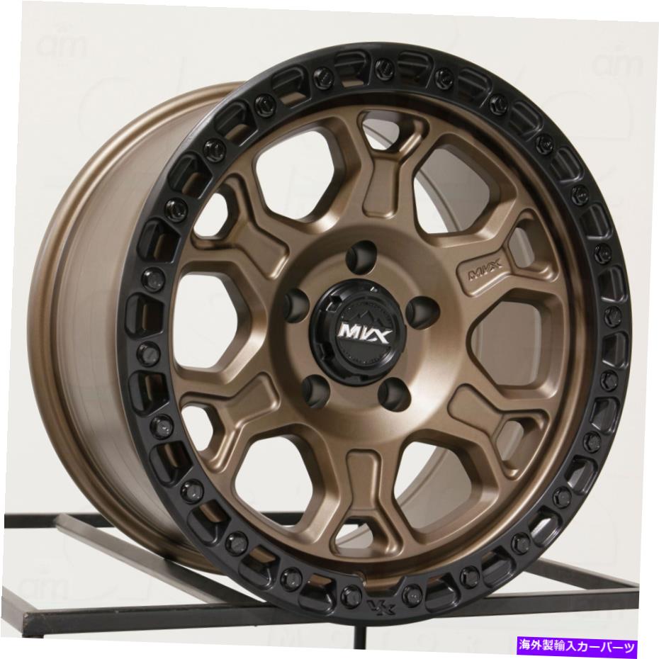 ホイール 4本セット 18x9 MVX VX62 5x5/5x127 0ブロンズブラックホイールリムセット(4)71.5 18x9 MVX VX62 5x5/5x127 0 Bronze Black Wheels Rims Set(4) 71.5【並行輸入品】|Us Custom Parts Shop USDM