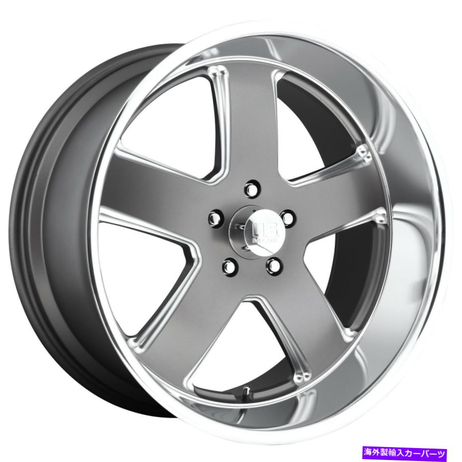 ホイール 4本セット 20x9.5 US Mags U118 Hustler 5x5/5x127 1ガンメタルホイールリムセット(4)78.1 20x9.5 US Mags U118 Hustler 5x5/5x127 1 Gun Metal Wheels Rims Set(4) 78.1【並行輸入品】|Us Custom Parts Shop USDM