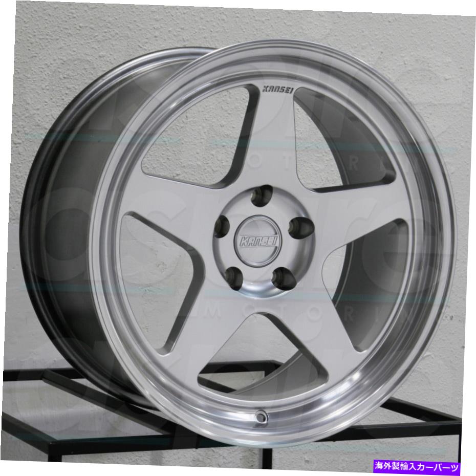 ホイール　４本セット 18x10.5 Kansei KNP 5x100 12ハイパーシルバーホイールリムセット（4）73.1 18x10.5 Kansei Knp 5x100 12 Hyper Silver Wheels Rims Set(4) 73.1【並行輸入品】｜Us Custom Parts Shop USDM