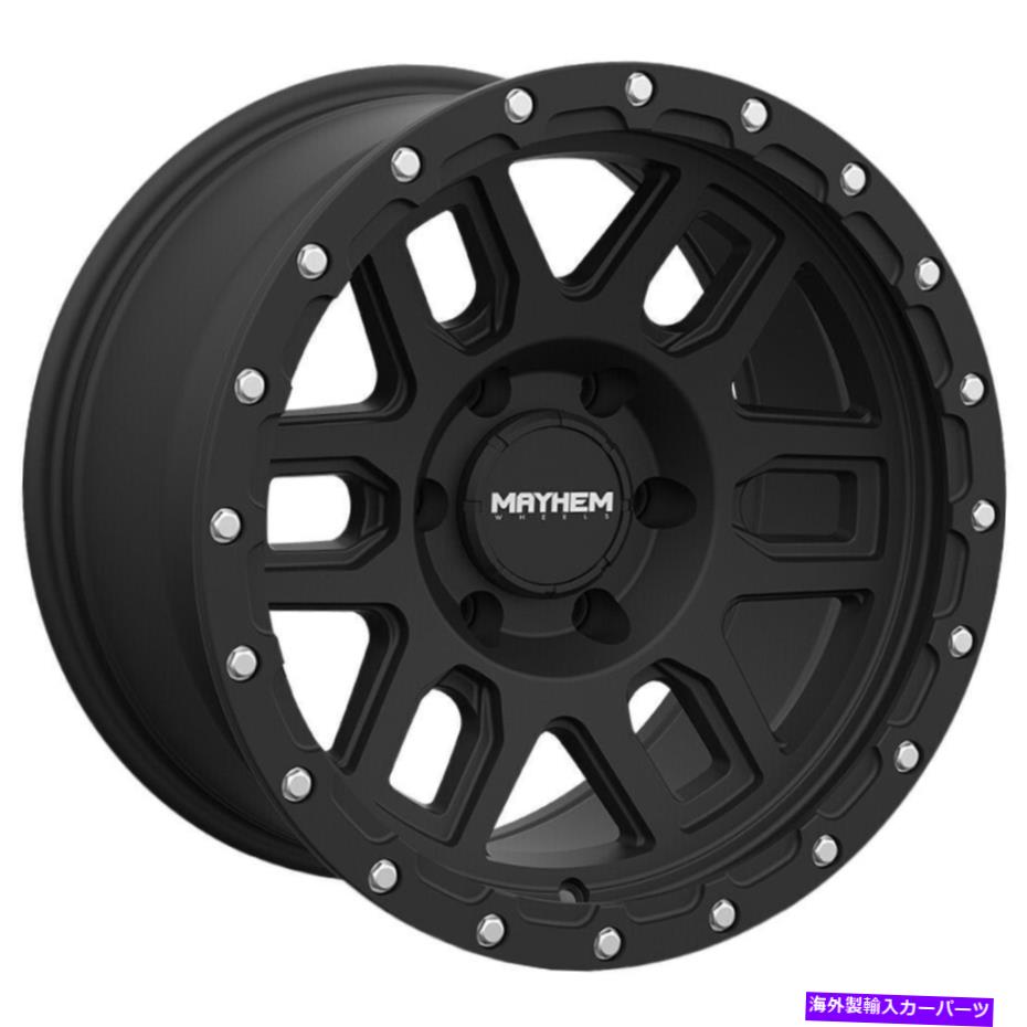 ホイール 4本セット 20x9 Mayhem 8304 Delta 8x6.5/8x165.1 -12ブラックブラックリップホイールリムセット(4)125。 20x9 Mayhem 8304 Delta 8x6.5/8x165.1 -12 Black Black Lip Wheels Rims Set(4) 125.【並行輸入品】|Us Custom Parts Shop USDM