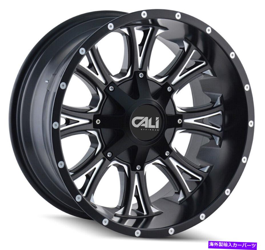 ホイール　４本セット 22x14 Cali Off -Road 9101 Americana 8x180 -76 Black Milled Wheels Rims set（4）124 22x14 Cali Off-Road 9101 Americana 8x180 -76 Black Milled Wheels Rims Set(4) 124【並行輸入品】｜Us Custom Parts Shop USDM 351,450円