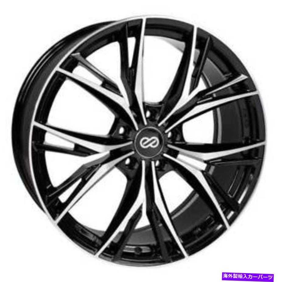 ホイール 4本セット 20x8.5 enkei onx 5x114.3 40ブラック機械加工ホイールリムセット(4) 20x8.5 Enkei ONX 5x114.3 40 Black Machined Wheels Rims Set(4)【並行輸入品】|Us Custom Parts Shop USDM