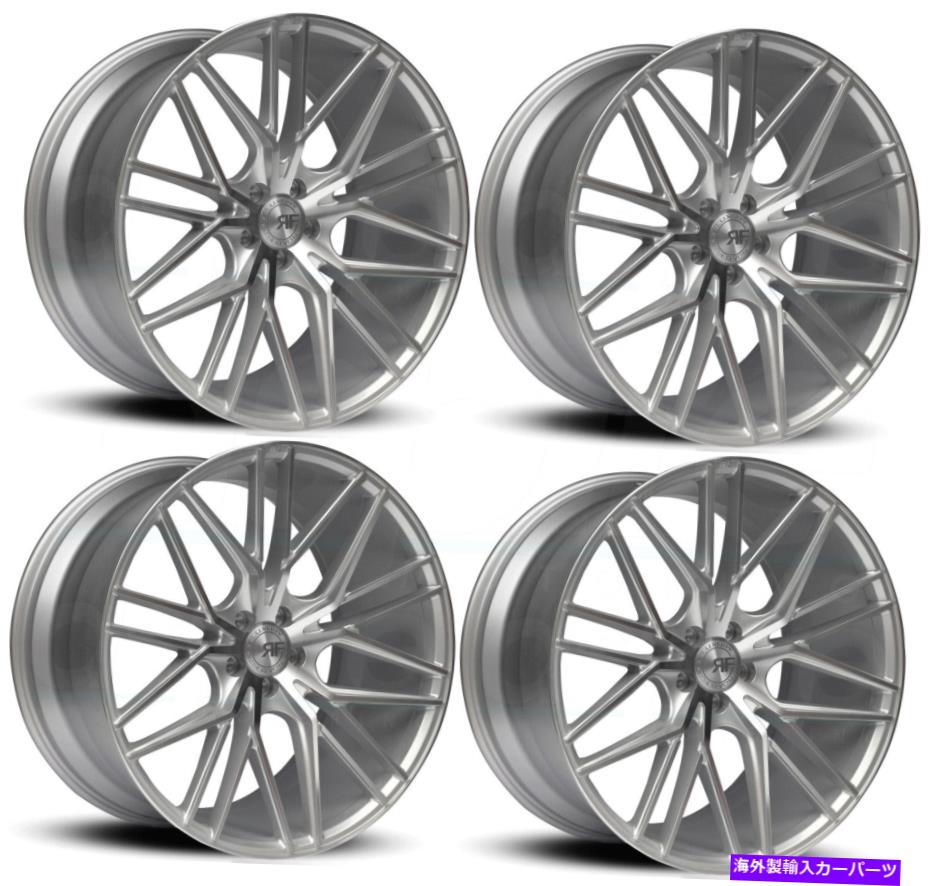 ホイール　４本セット 22x9/22x10.5道路力RF13 5x112 30/40シルバーポーランドホイールリムセット（4）66.56 22x9/22x10.5 Road Force RF13 5x112 30/40 Silver Polish Wheels Rims Set(4) 66.56【並行輸入品】 365,805円