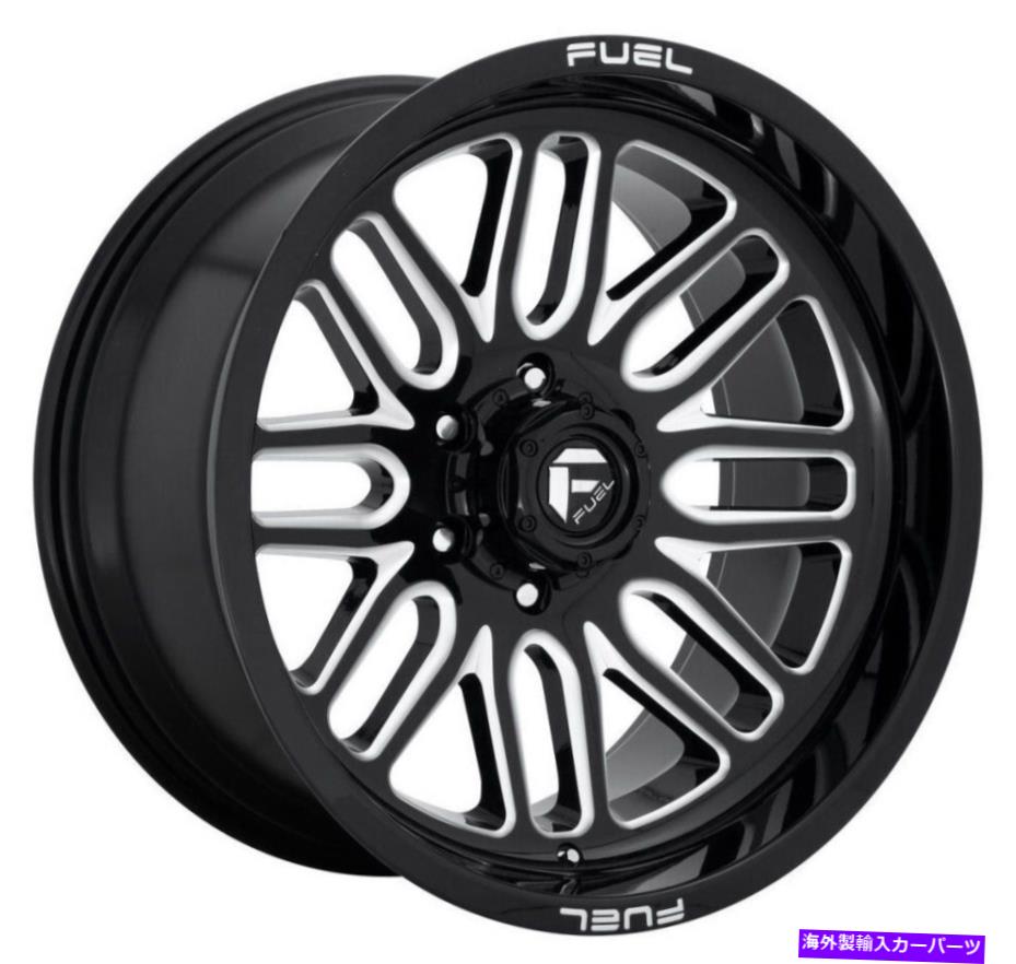 ホイール 4本セット 20x10 Fuel D662 Ignite 5x5/5x127 -18 GLOSS BLACK MILLED WHEELS RIMSセット(4)78.1 20x10 Fuel D662 Ignite 5x5/5x127 -18 Gloss Black Milled Wheels Rims Set(4) 78.1【並行輸入品】|Us Custom Parts Shop USDM
